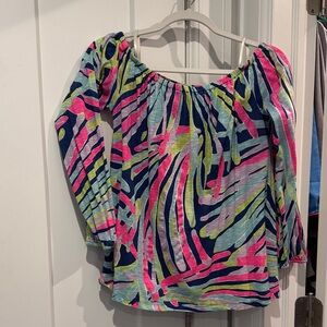 Lilly Pulitzer Multicolor Off-Shoulder Women's Top